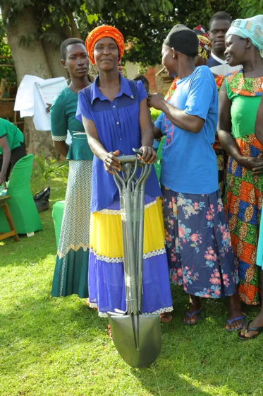 Community bicycle presentation