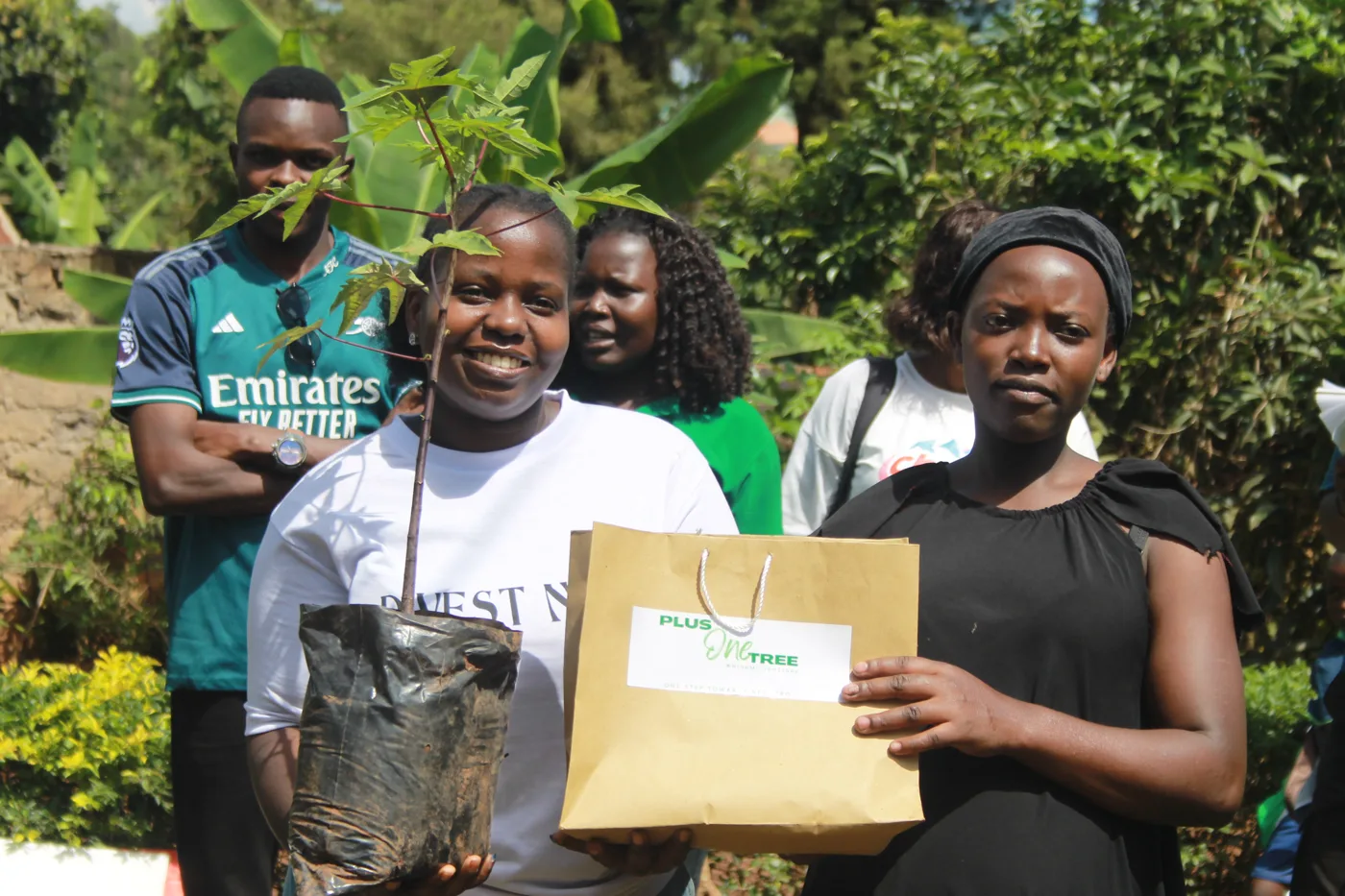 Community seedling and supplies handover
